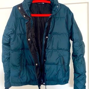 Athlete puffer jacket